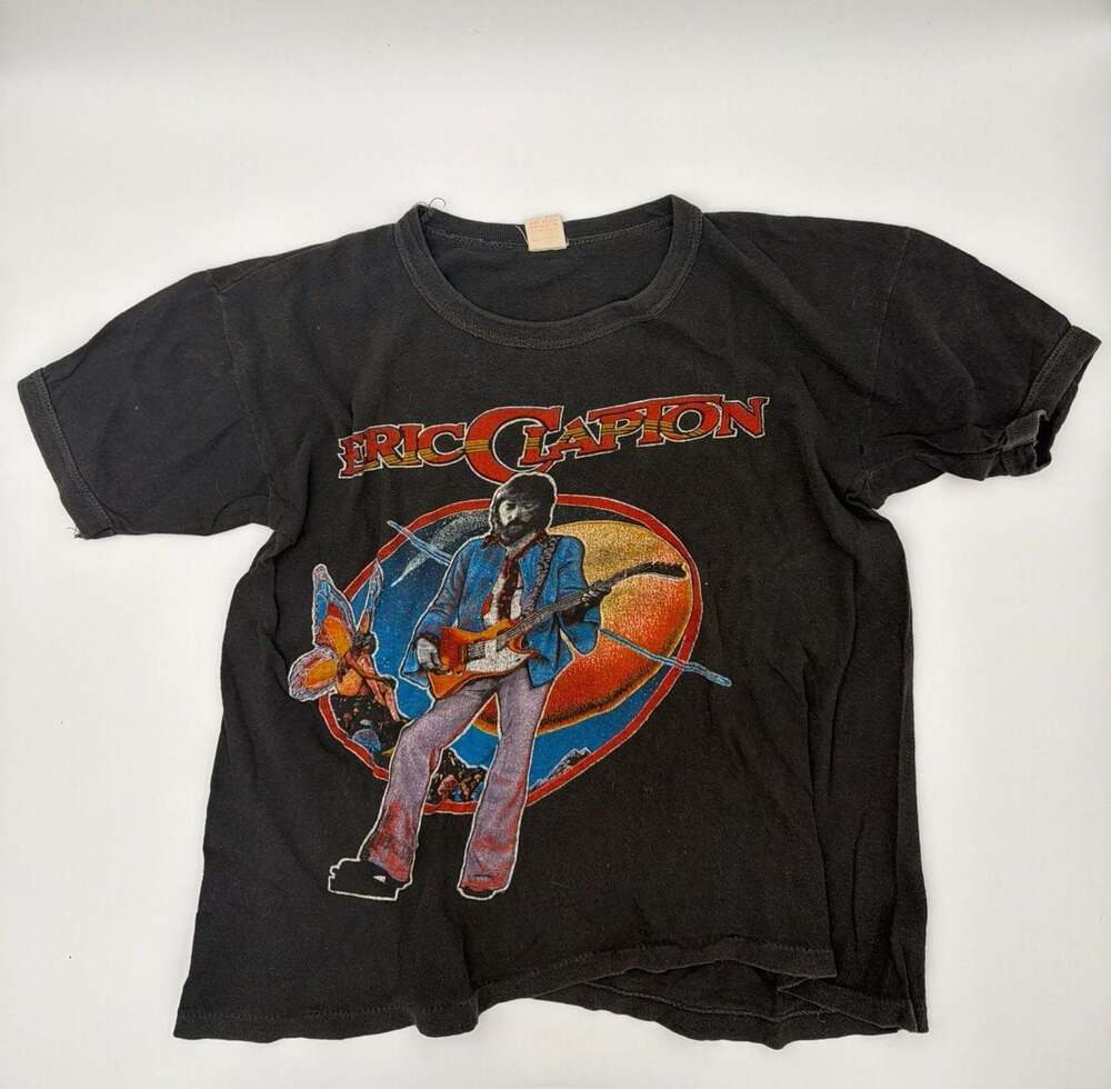 Vintage 1979 Eric Clapton U.S. Tour T-Shirt Winterland Size L
